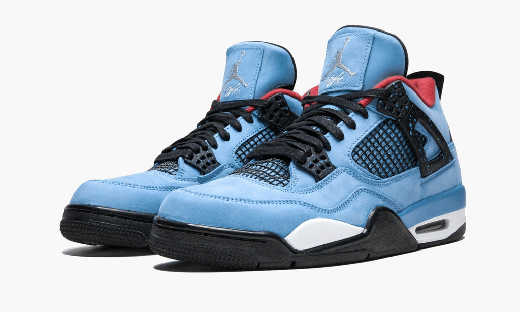 Air Jordan 4 Retro Travis Scott - Cactus Jack Mens University Blue/Varsity Red/Blue
