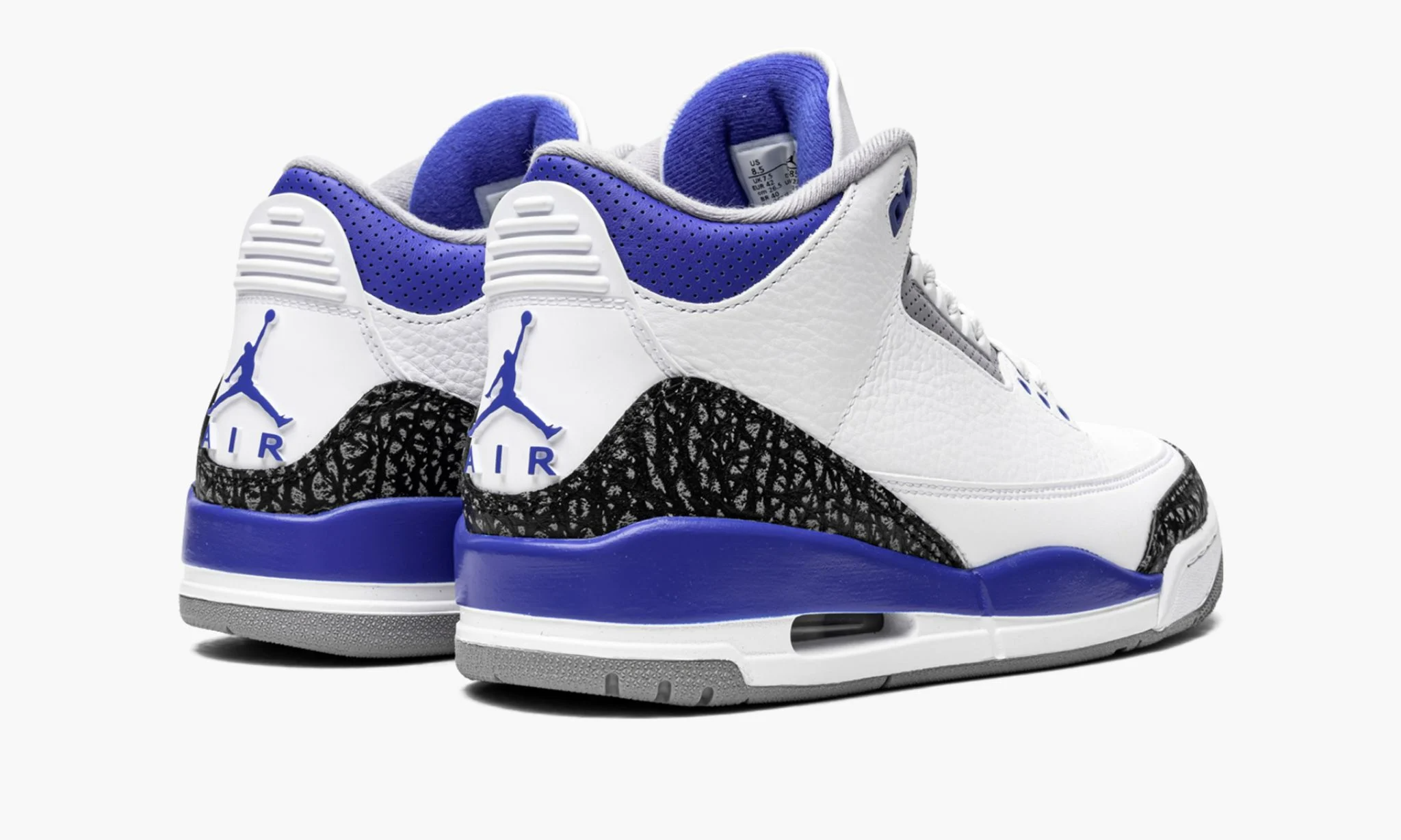Air Jordan 3 Retro 'Racer Blue' - CT8532 145