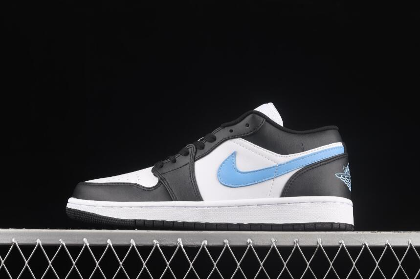 Jordan 1 Low Black University Blue White