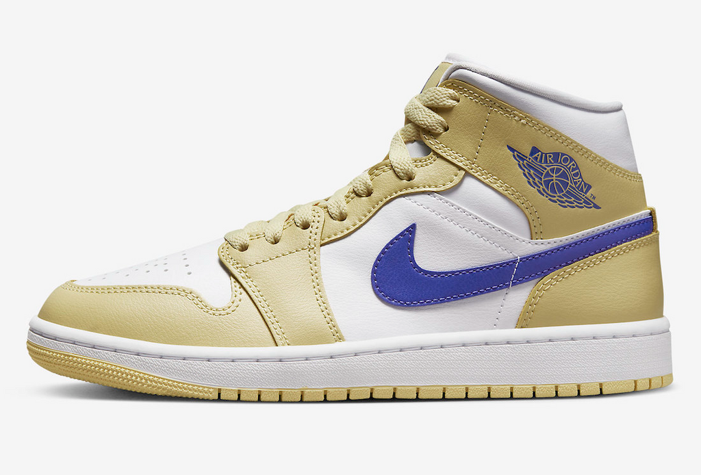 Jordan 1 Mid Lemon Wash Lapis (W)