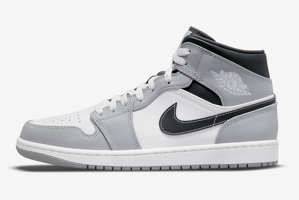 Jordan 1 Mid Light Smoke Grey Anthracite