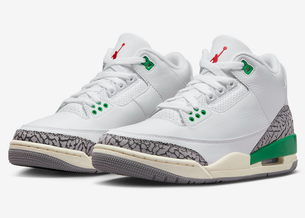Jordan 3 Retro Lucky Green (Women's)
