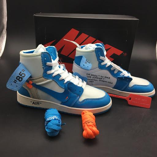 Air Jordan 1 x Off-White NRG Off White - UNC Mens - AQ0818-148